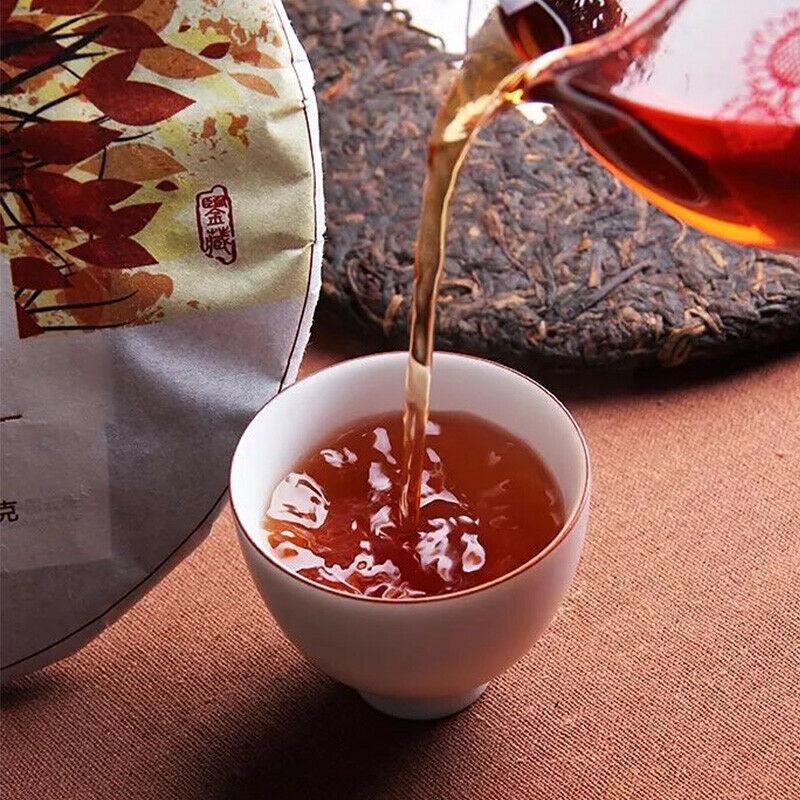 Hu Po Chun Amber Old Comerade Puer Tea Cake Ripe Pu-erh Shu 357g
