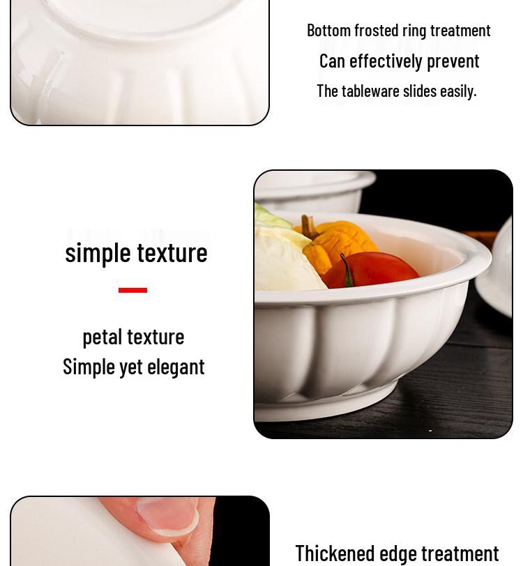 Большая чисто-белая керамическая суповая тарелка для дома или ресторана.