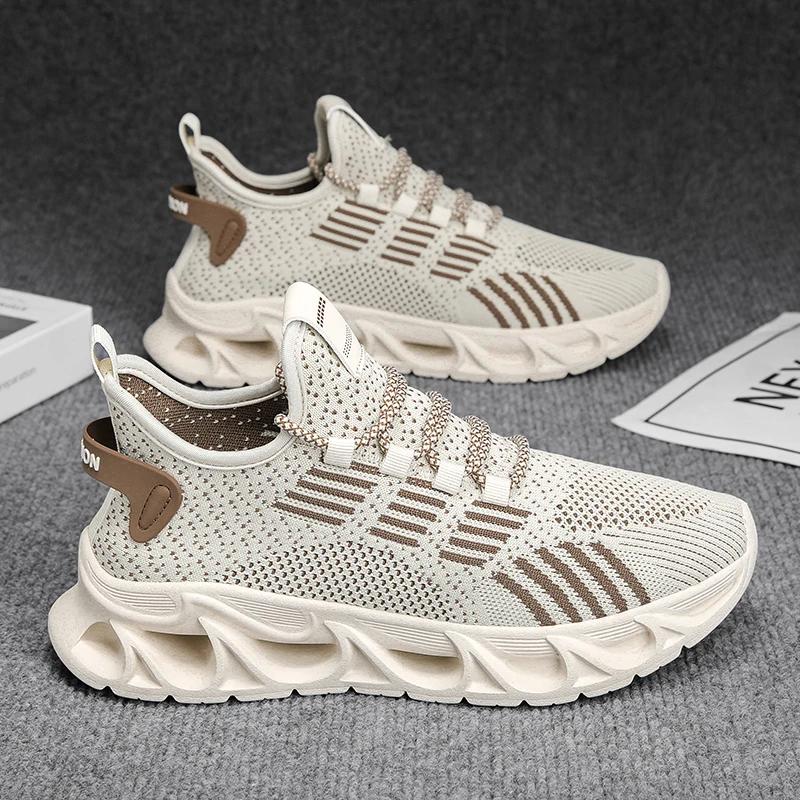 Man Trainers Running Shoes Breathable Sports Sneakers Outdoor Non-Slip Sneakers Couple Casual Comfortable Running Shoes 39-46