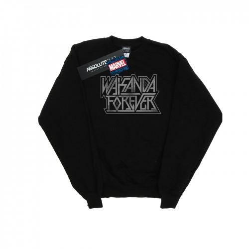Marvel Mens Wakanda Forever Logo Sweatshirt