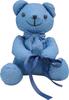 Plush Teddy Denim Dot Pattern with Fluffy and Perfect As a Gift or 751295 Q-FLA Bear, Ribbon, Cuddly, Celebration,