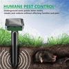 2pcs Solar Power Ultrasonic Repeller Sonic Mouse Gopher Mole Pest Rodent Repellent Repeller For Outdoor Farm Garden