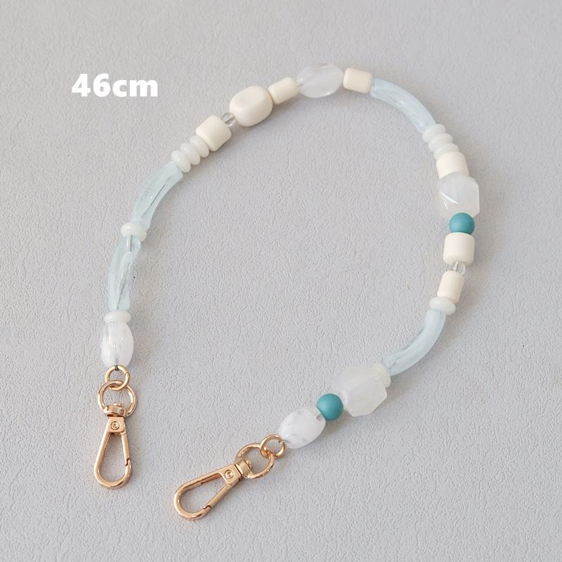 Новый аксессуар для женской сумки, красочные деревянные смоляные бусины, браслет ручной работы, акриловые цепочки для сумок, женская сменная цепочка для ручки сумки