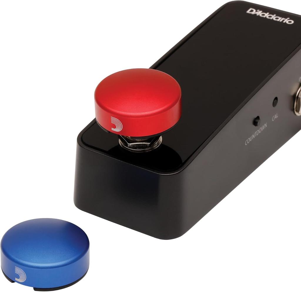 Footswitch Topper Footswitch Cap 1 1 D'Addario PW-FST-02BURD (2 pieces blue, red)