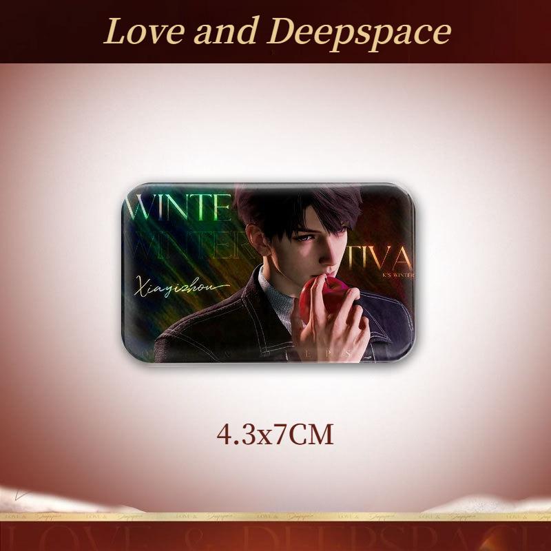6 шт./комплект Игровой Набор Подарков Love and Deepspace Силус Ксавьер Зейн Рафаэль Калеб Брелок Значок Открытка Маленькая Карточка Фанаты Подарок НОВЫЙ