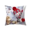 С Рождеством милый снеговик с принтом наволочка для дома, гостиной, украшения дивана, полиэстеровая подушка, наволочка