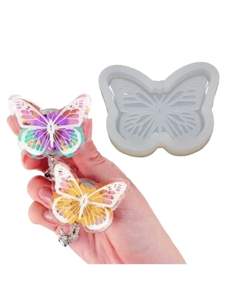 Кристалл Силиконовая форма для сережек-капель Формы для ушей в форме бабочки Силиконовые формы для изготовления ювелирных изделий и поделок