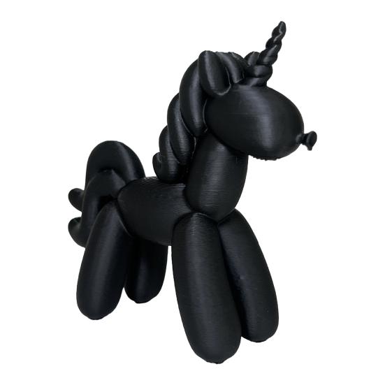 3D Printed Alpaca Figurine Horned Horse Statue Animal Sculpture Home Office Bedroom Desktop