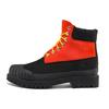 Outdoor Casual Short Waterproof Martin Boots Men Boots Orange Black A2KECW