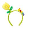 Bean Sprout Flowers Headband Cartoon Plush Flower Hair Hoop Cute   Daily