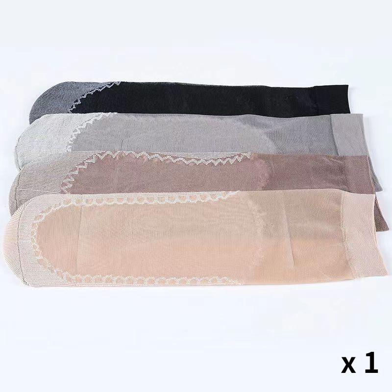 1/5/10 Pairs Women's Ultra-thin Cotton Silk Short Socks Seamless Breathable Socks