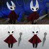 Очаровательная мягкая плюшевая кукла Hollow Knight красного и белого цвета, идеально подходящая для домашнего декора и коллекции