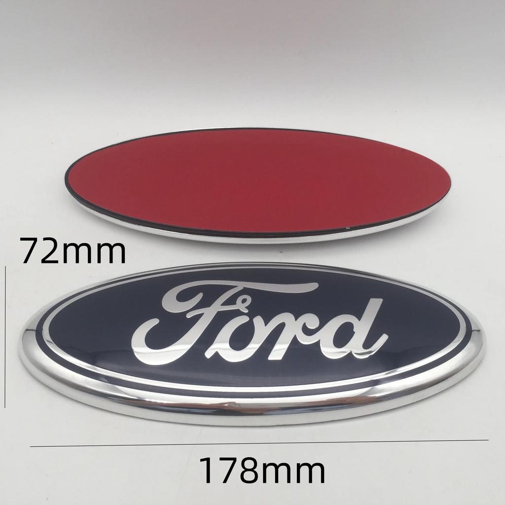 Горячая Наклейка на Автомобиль Для Ford Новая 1шт 3D для ford синий Автомобиль Передняя Головная Крышка Капота Эмблема Задний Хвост Бампер Багажник Рулевое Колесо Обложка