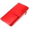 Vertical Women's Wallet Made of Genuine Leather CANPELLINI Wallet 21640 Red