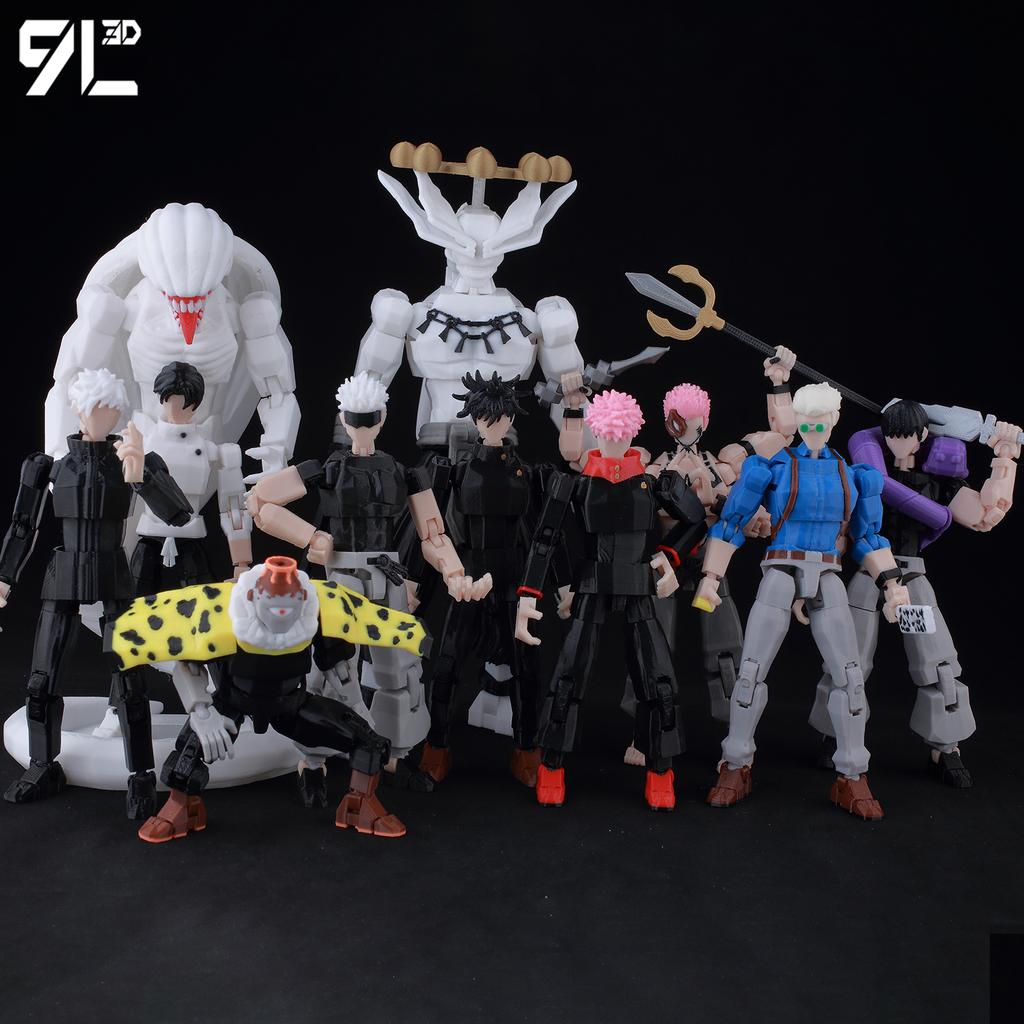 9L3D Jujutsu Kaisen Сукуна Юдзи Фигурка Lucky13 Аниме Коллекционная Игрушка Titan13 Многосуставная Позируемая T13 Проклятый Король Модель Подарок