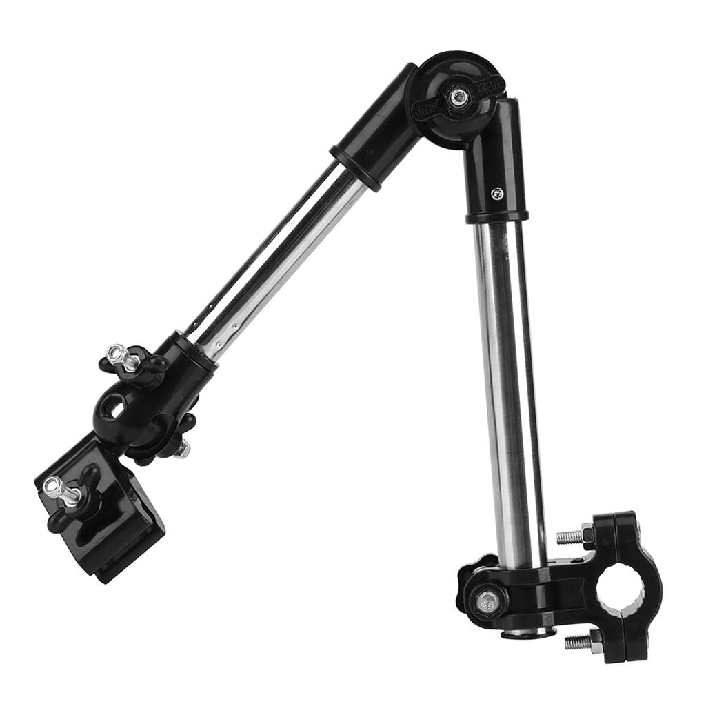 360 градусов регулируемый зонт растягивающийся держатель подставка детская коляска детская коляска велосипедное кресло черный