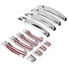 8 pcs Car   Electroplating Door Handle Cover Trim for     2008-2016