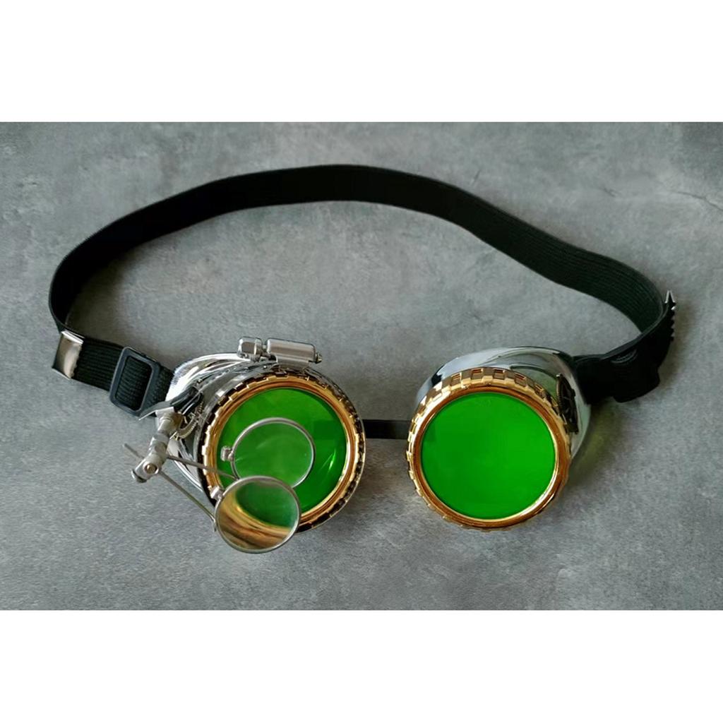 Модернизированные очки в стиле стимпанк, сварочные очки для готического косплея, винтажные очки, костюм для вечеринки в деревенском стиле, карнавальный костюм для женщин и мужчин, подарок