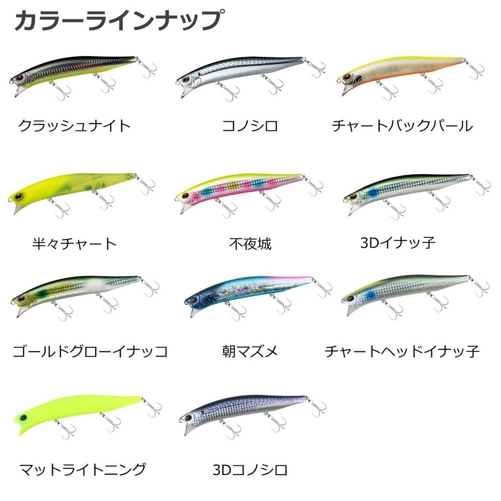 Daiwa Морской окунь Минноу Morethan Monster Wake Chart Back Pearl 156F Приманка
