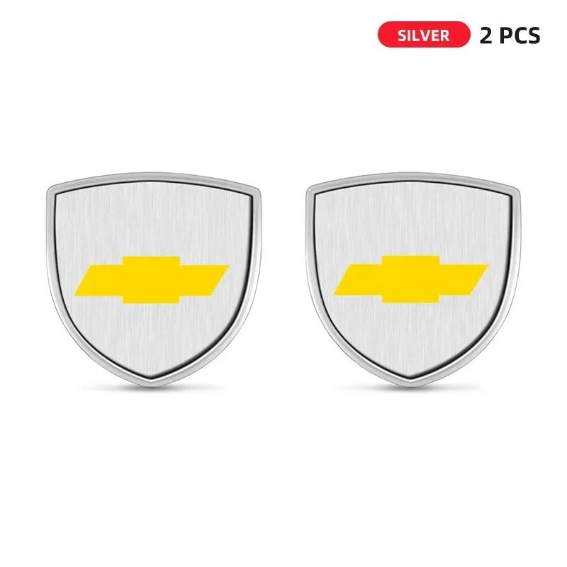 3D Металлический Значок-Щит Наклейки на Окно Кузов Бок Автомобиля Для Chevrolet Spark Captiva Cruze Malibu Equinox Trax Camaro Bolt