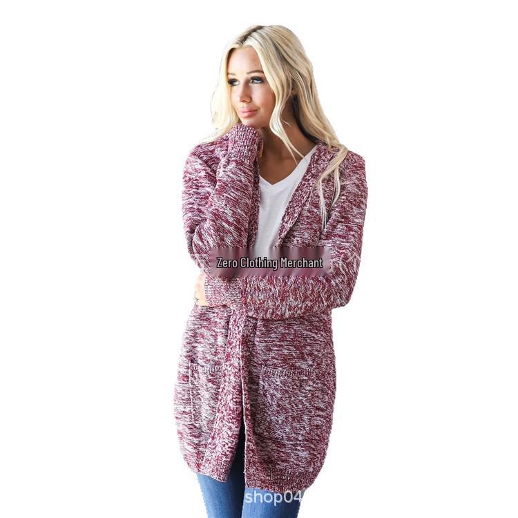 Mixed Color Hooded Cardigan: Long Sleeve, Mid-Length Sweater (2026)