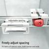 Fridge Food Storage Organizer Slide Under Shelf Transparent BPA Free Plastic Box for Kitchen Fruit Vegetable Pantry Use