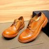 Модная мужская обувь дерби ручной работы, прошитая Goodyear, из мягкой телячьей кожи, из натуральной кожи, с крылышками, броги, удобная повседневная обувь