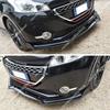 Front Bumper Splitter Diffuser for Peugeot 208 GTI PureTech THP BlueHDi VTi HDi 2012-2015 Spoiler Lip Body Aero Kit Tuning Parts