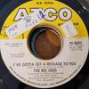 7inch Record BEE GEES - I've Gotta Get A Message To You / K 456603 ATCO Records 1968 US Rock Used
