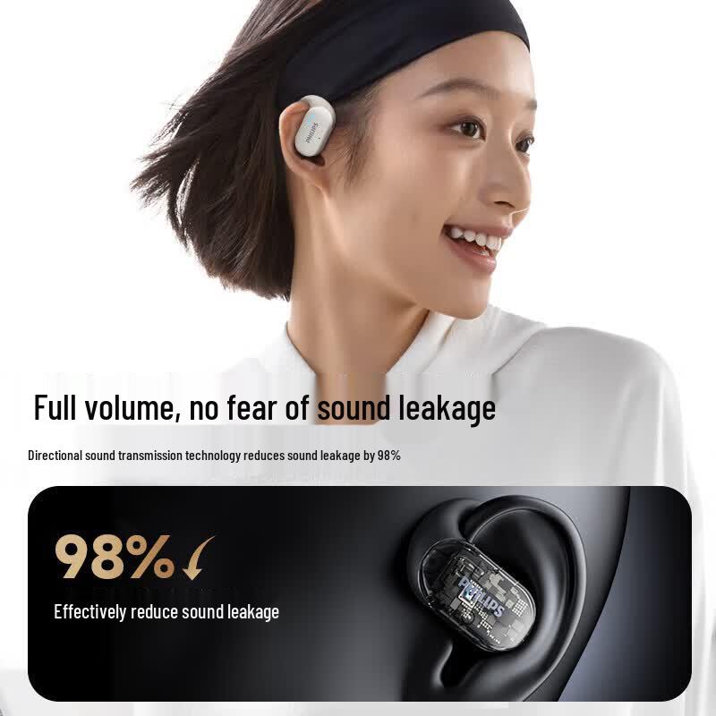 Philips Open-Ear Sports Bluetooth Headphones with ANC