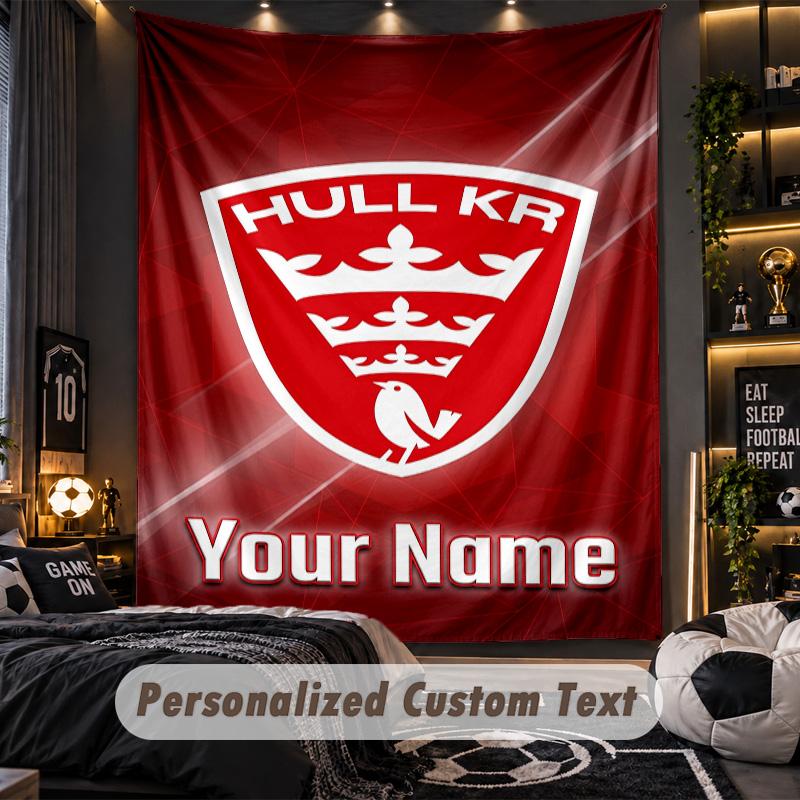 TapestryHull KR Custom Name Text Personalized Wall Hanging Tapestry Home Wall Decor