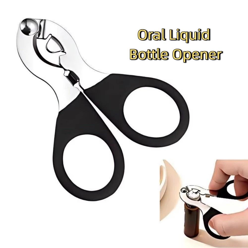 Stainless Steel Oral Liquid Bottle Opener Lightweight Can Opener Portable Box Opener for Home