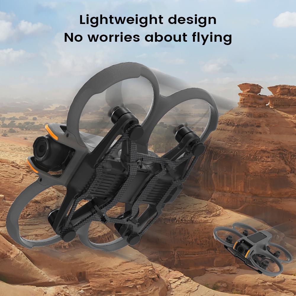 Protective Bottom Armor For DJI Avata 2 Anti-Collision Carbon Fiber Bottom Armor Drone Accessories