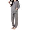Yes Family Double Gauze Pajama Polka Dot XL Women's Set, 100% Cotton, 3/4 Sleeves, Pattern,