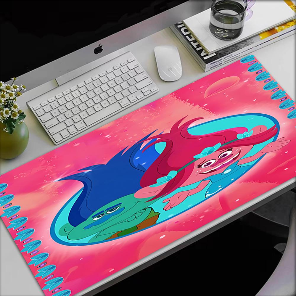 Trolls Theme Mouse Pad, Non Slip Rubber Base, Multifunctional Office & Home Decor, Perfect for Workspace Personalization.