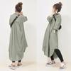 2024 Japanese Style Cotton & Linen Lapel Shirt Dress with Long Sleeves and Pockets - Available In 4 Colors