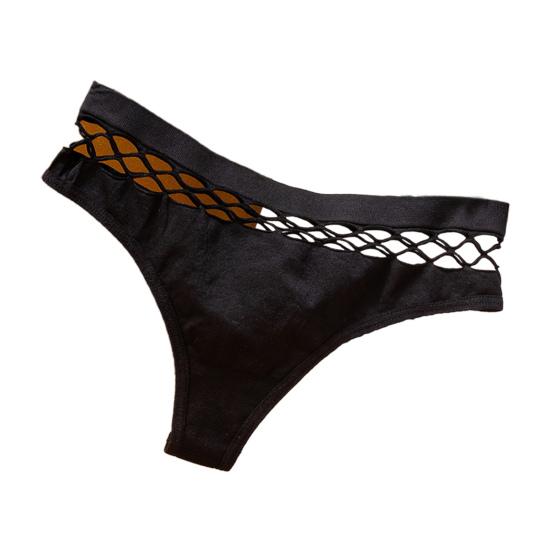 Female Underwear Fabulous Hollow Out Smooth Ladies Underpants Seamless Solid Color G-strings Underpants Women Supply