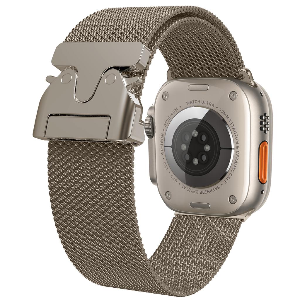 Миланский петлевой ремешок Для Apple watch 10 9 8 7 41 45мм Ultra/2 49мм Мужской Женский Металлический Браслет Для iWatch 6543SE 44 40 42мм Ремень