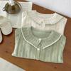 Детская одежда, милый детский вязаный свитер, летняя тонкая девочка, маленький снаружи, кардиган с кондиционером