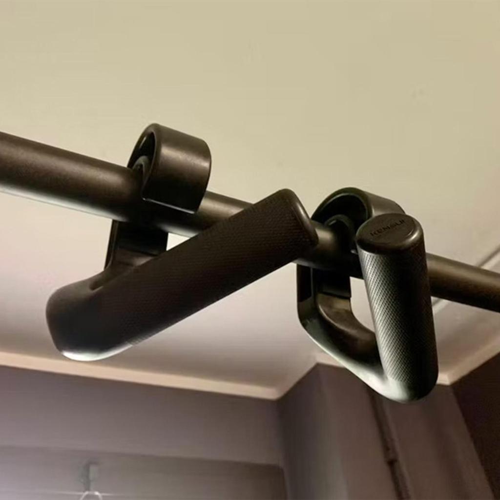 2Pcs Cable Machine Handles Grip Handle Attachment Angled Hand Grips Pull Up Down