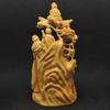Natural Solid Wood  Eight Lmmortals Crossing The Sea Statue Chinese Mythological Characters Home Room Office Decoration Statue