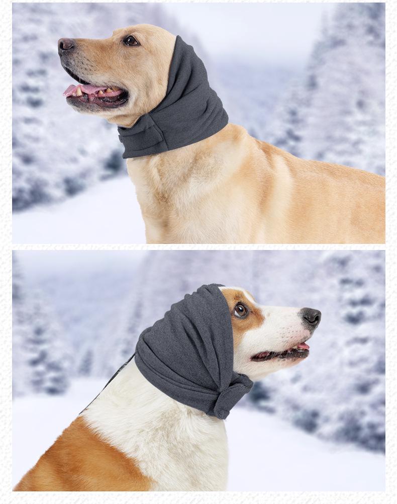 Adjustable Dog Calming Ear Muffs - Anti-Thunder Winter Warmth Headband