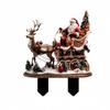 1 Piece of Snow Santa Claus and Reindeer Garden Stake Alex Waterproof and Wear-resistant Courtyard Floor Insert Pendant Ornament