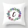 Home Decor Letter Pattern Pillowcase Bedroom Living Room Sofa Cushion Cover