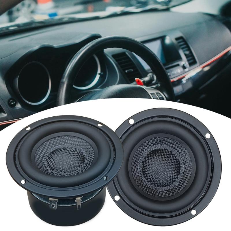 3" Круглые Низкочастотные Динамики Сабвуфер Hi-Fi Динамики, Низкочастотная Отдача, 4 Ом 25 Вт, Сделано из Стекловолокна