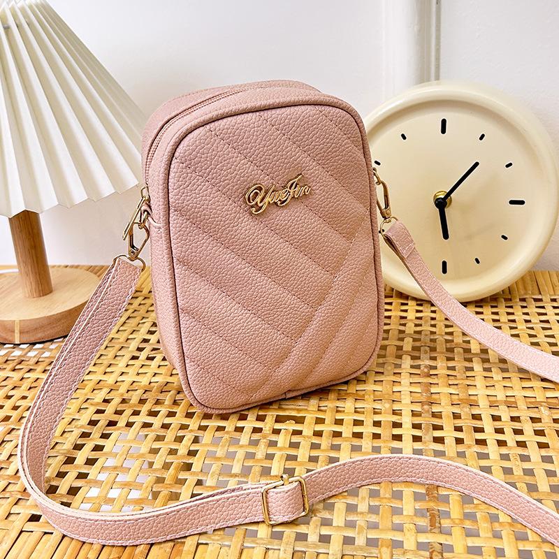 Новая сумка для мобильного телефона для женщин Саржевая сумка через плечо