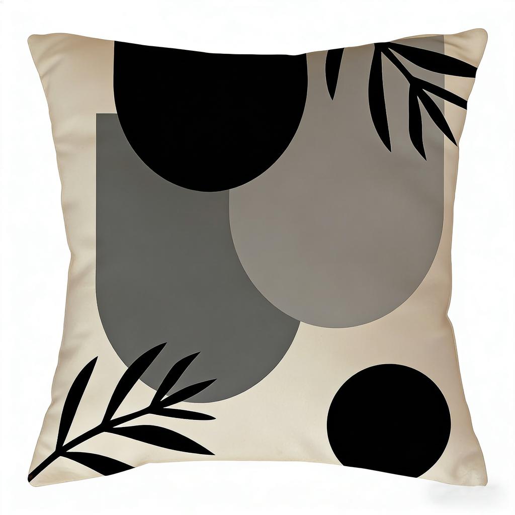 Домашний декор Геометрические и растительные наволочки с узором Наволочка с узором Подходит для дивана Спальни Автомобиля Наволочка