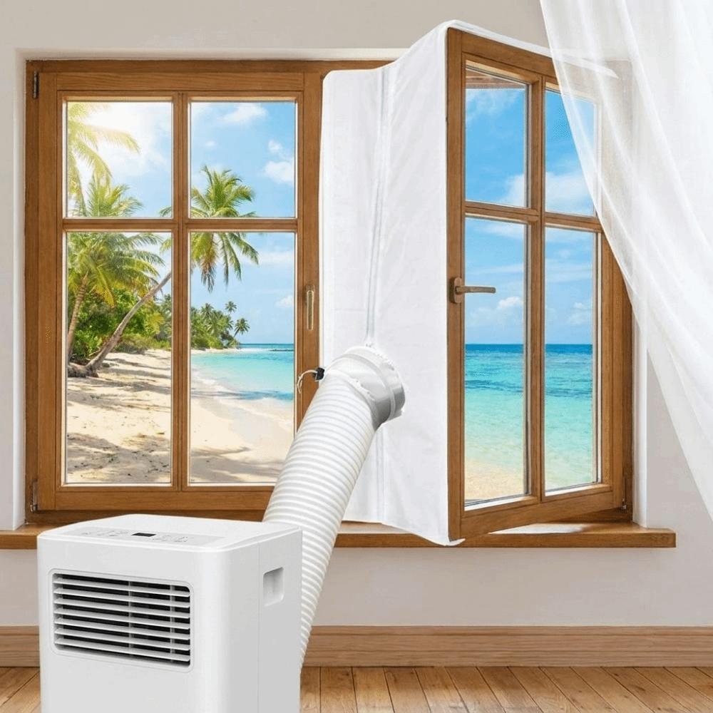 Sealed Air Conditioner Window Seal Flexible Cloth Window Sealing Kit Sloping Windows
