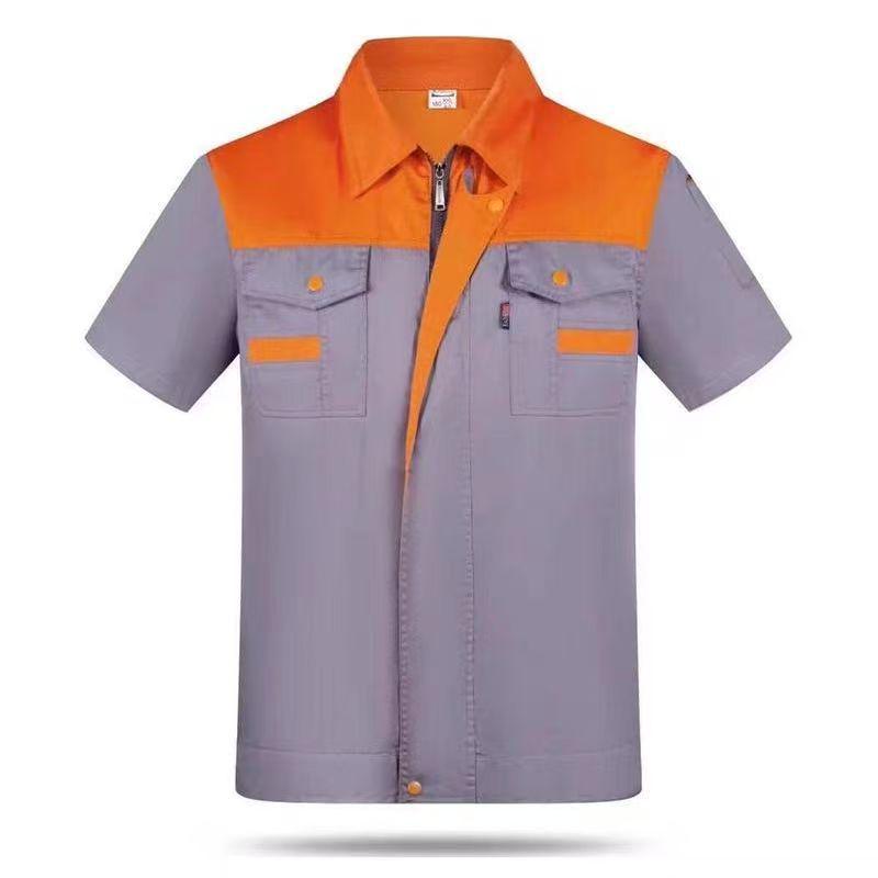Summer Short-Sleeve Workwear: Comfortable, Breathable, Moisture-Wicking, Hot-Selling, with Printing & Embroidery