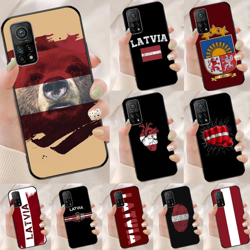 Чехол с флагом Латвии для Xiaomi 14 Ultra 15 13 11T 12T 13T 14T Pro POCO X7 Pro X3 X5 X6 M6 F5 F6 Pro